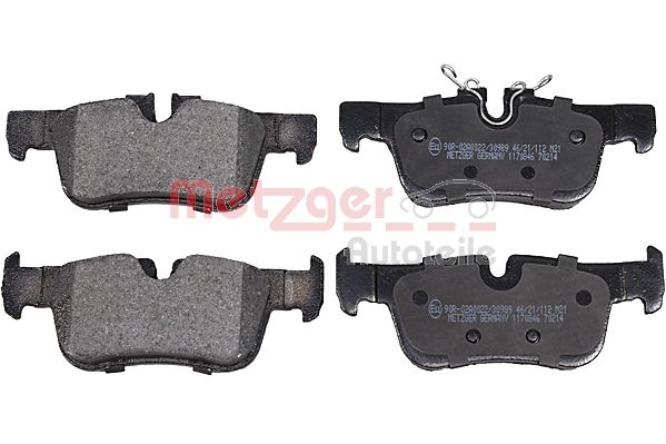 METZGER 1170846 GREENPARTS Bremsbelagsatz, Scheibenbremse