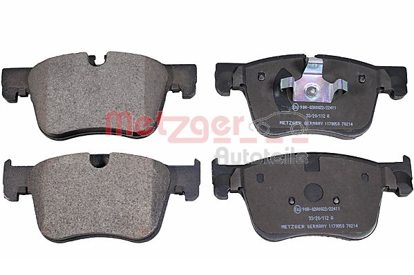 METZGER 1170850 Bremsbelagsatz, Scheibenbremse