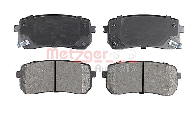 METZGER 1170866 Bremsbelagsatz, Scheibenbremse