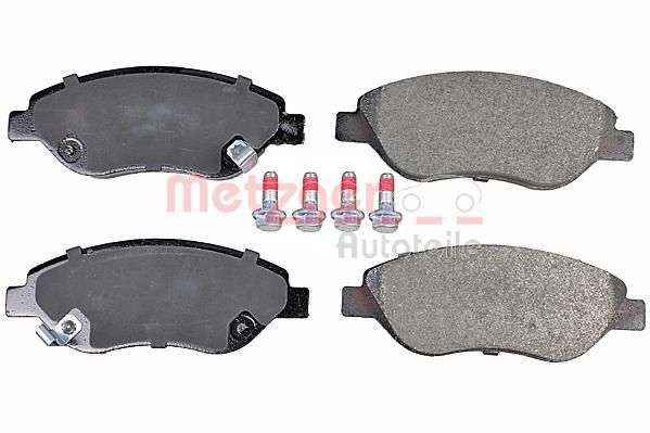 METZGER 1170897 Bremsbelagsatz, Scheibenbremse