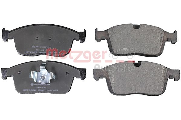 METZGER 1170923 Bremsbelagsatz, Scheibenbremse