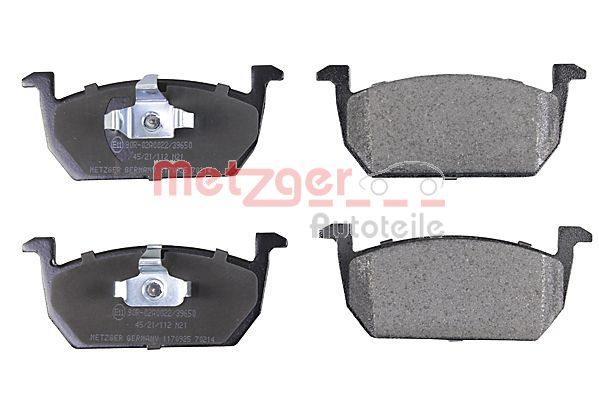 METZGER 1170925 Bremsbelagsatz, Scheibenbremse