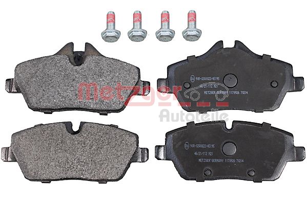 METZGER 1170926 GREENPARTS Bremsbelagsatz, Scheibenbremse
