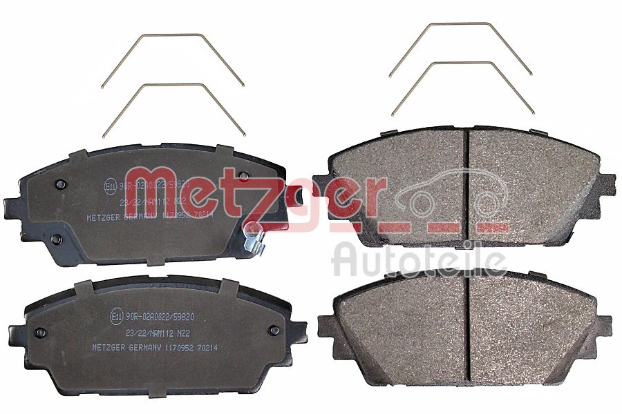 METZGER 1170952 GREENPARTS Bremsbelagsatz, Scheibenbremse