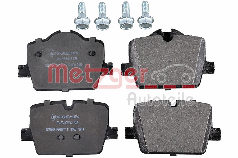METZGER 1170958 GREENPARTS Bremsbelagsatz, Scheibenbremse