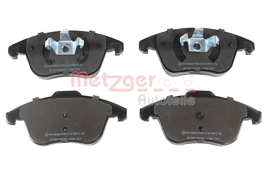 METZGER 1170968 GREENPARTS Bremsbelagsatz, Scheibenbremse