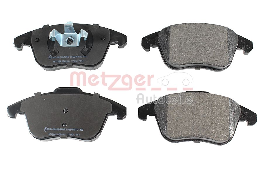 METZGER 1170968 GREENPARTS Bremsbelagsatz, Scheibenbremse