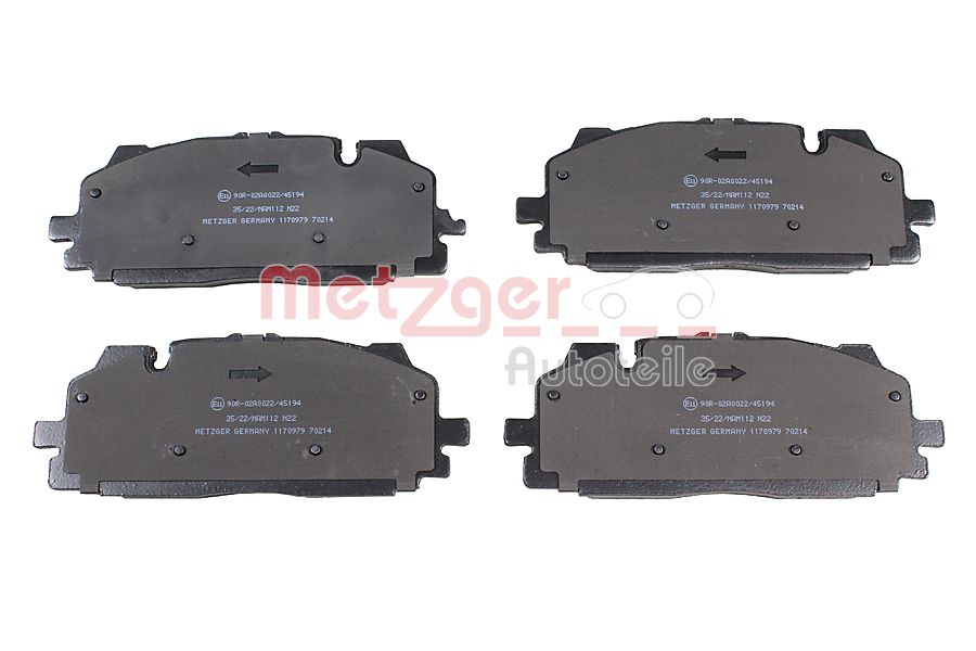 METZGER 1170979 GREENPARTS Bremsbelagsatz, Scheibenbremse