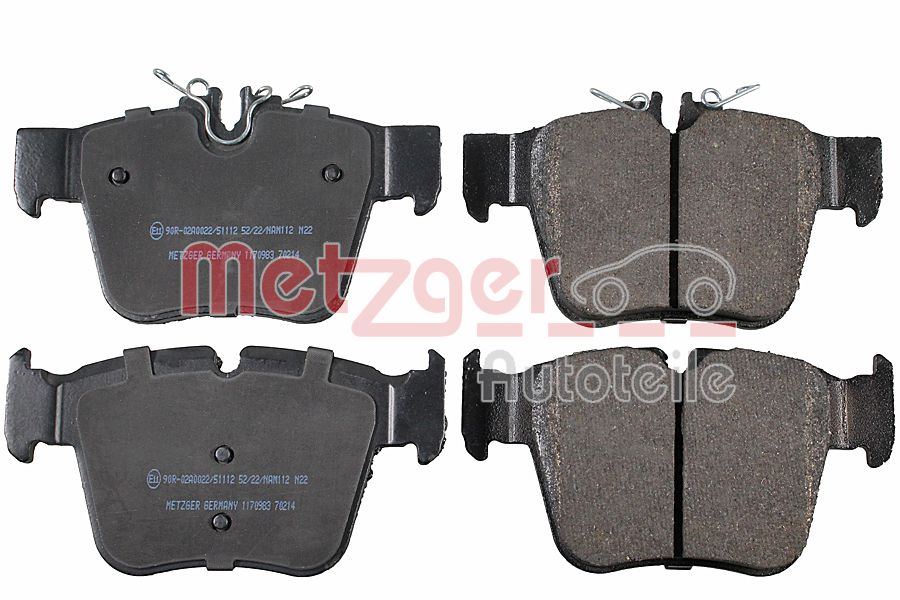 METZGER 1170983 GREENPARTS Bremsbelagsatz, Scheibenbremse