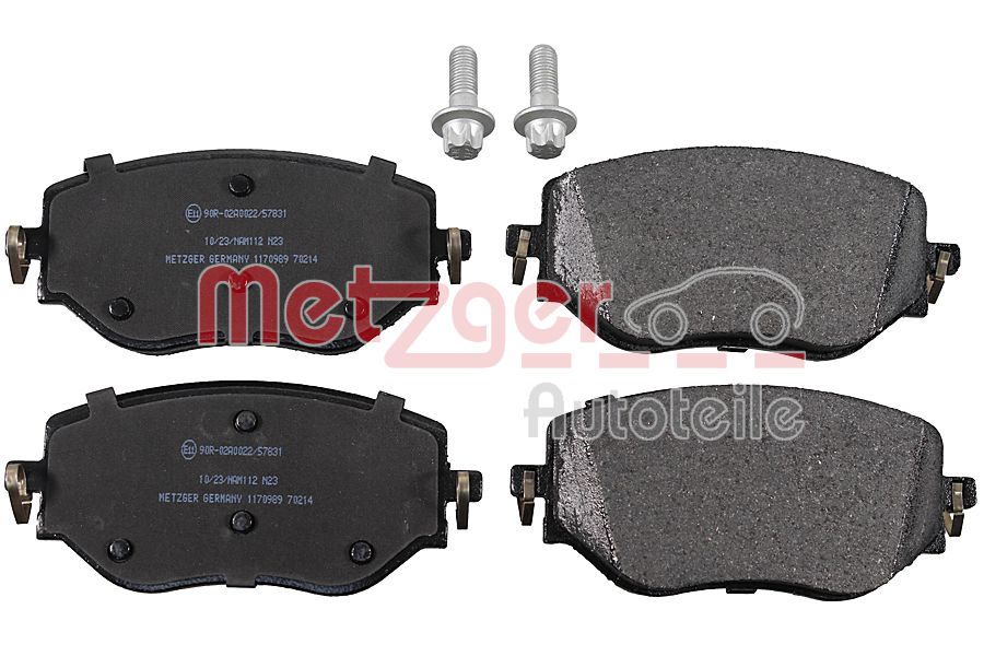 METZGER 1170989 Bremsbelagsatz, Scheibenbremse