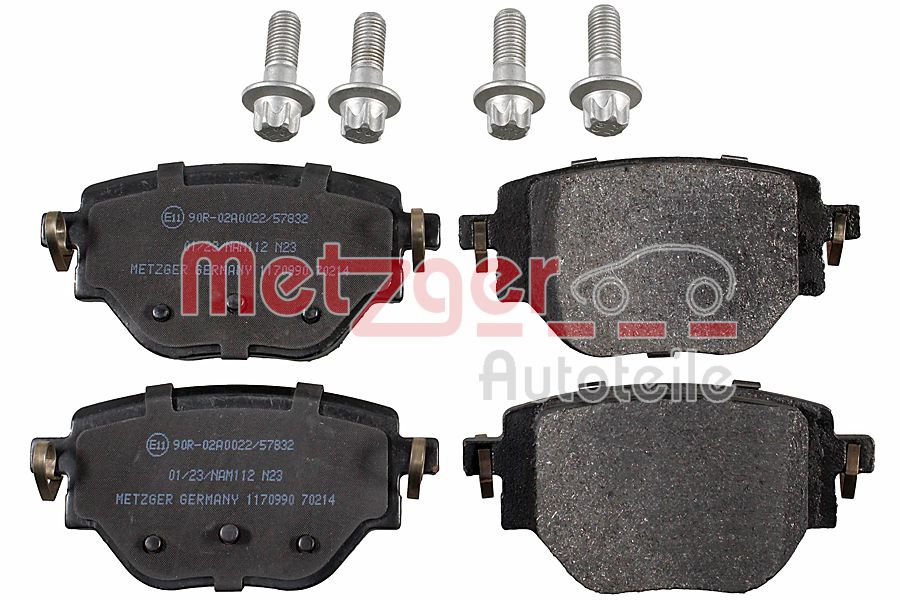 METZGER 1170990 GREENPARTS Bremsbelagsatz, Scheibenbremse