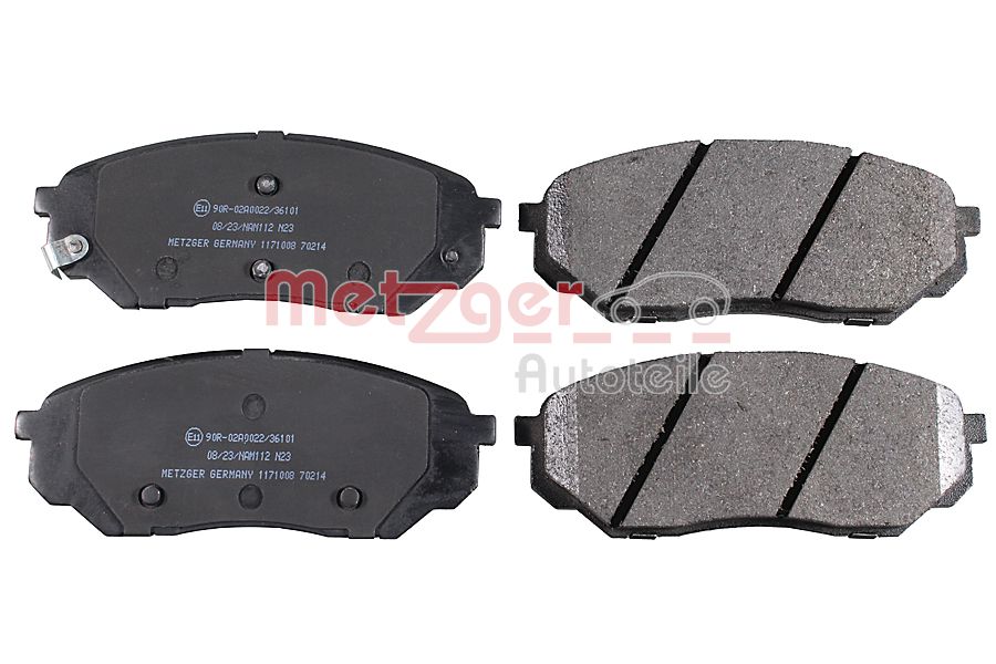 METZGER 1171008 Bremsbelagsatz, Scheibenbremse