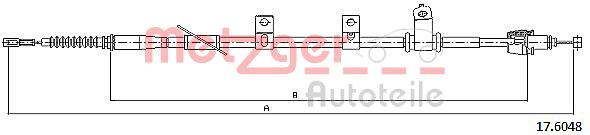 METZGER 17.6048 Seilzug, Feststellbremse
