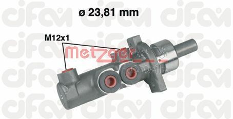 METZGER 202-280 CIFAM Hauptbremszylinder