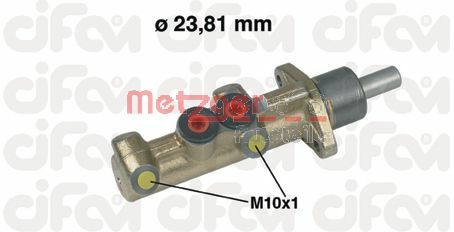 METZGER 202-298 CIFAM Hauptbremszylinder