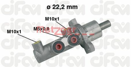 METZGER 202-344 CIFAM Hauptbremszylinder