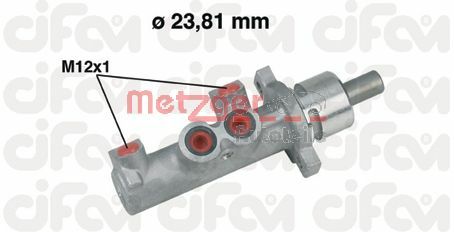 METZGER 202-366 CIFAM Hauptbremszylinder