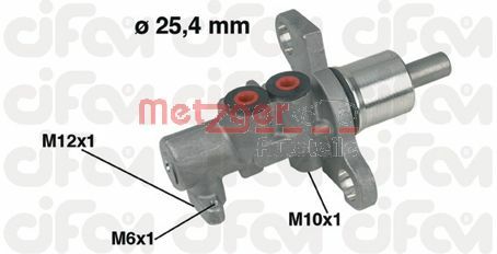 METZGER 202-368 CIFAM Hauptbremszylinder