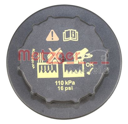 METZGER 2140118 Verschlussdeckel, Kühlmittelbehälter