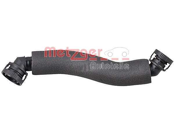 METZGER 2380150 Hose, crankcase ventilation from cylinder head cover to oil separator Lateral Mounting for BMW