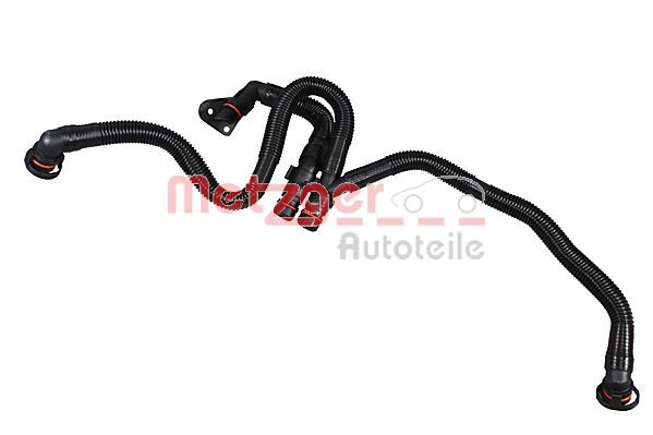 METZGER 2380180 Hose, crankcase ventilation Engine Block for AUDI