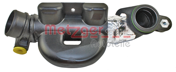 METZGER 2400412 Töltőlevegő cső bal CITROËN PEUGEOT