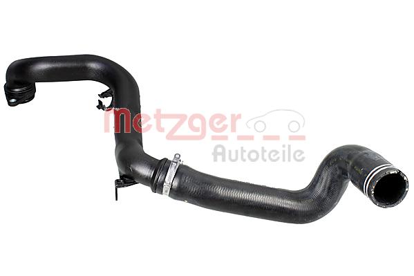 METZGER 2400647 Töltőlevegő cső bal Töltőlevegő hűtő CITROËN FIAT PEUGEOT