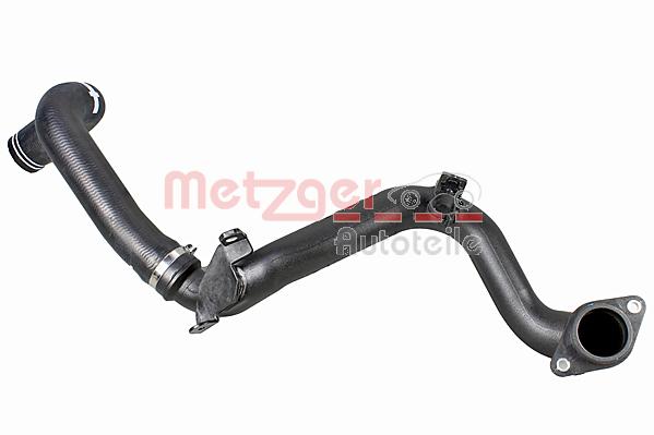 METZGER 2400647 Töltőlevegő cső bal Töltőlevegő hűtő CITROËN FIAT PEUGEOT