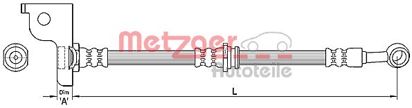 METZGER 4110138 Bremsschlauch