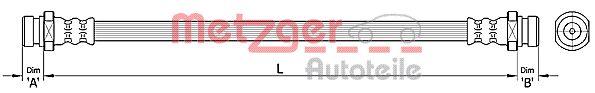 METZGER 4110220 Bremsschlauch