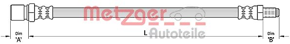 METZGER 4110310 Bremsschlauch