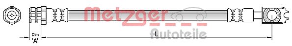 METZGER 4110441 Bremsschlauch