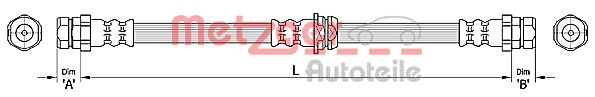 METZGER 4110445 Bremsschlauch