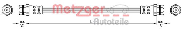 METZGER 4110446 Bremsschlauch