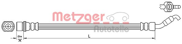 METZGER 4110477 GREENPARTS Bremsschlauch