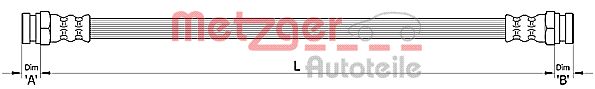 METZGER 4110485 Bremsschlauch