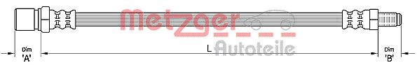 METZGER 4110487 Bremsschlauch