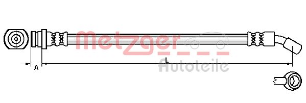 METZGER 4110530 Bremsschlauch