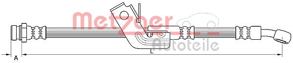 METZGER 4110663 Bremsschlauch