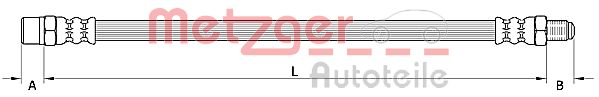 METZGER 4110754 Bremsschlauch