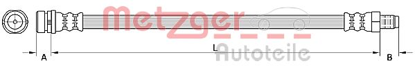 METZGER 4110795 Bremsschlauch