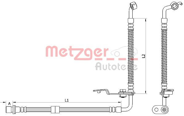METZGER 4110879 Bremsschlauch