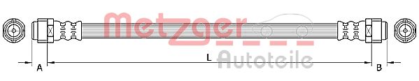 METZGER 4110890 Bremsschlauch