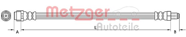 METZGER 4110922 Bremsschlauch