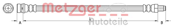METZGER 4110992 Bremsschlauch