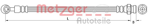 METZGER 4111047 Bremsschlauch