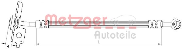 METZGER 4111055 Bremsschlauch