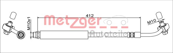 METZGER 4111348 Bremsschlauch