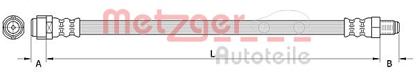 METZGER 4111480 GREENPARTS Bremsschlauch