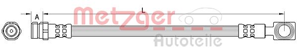 METZGER 4111522 Bremsschlauch